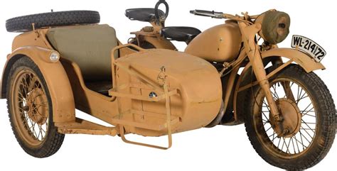 At Auction WWII Afrika Korps BMW Style Chang Jiang CJ750 Motorcycle