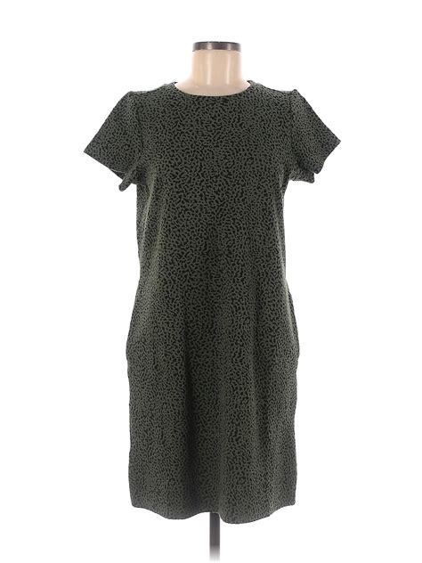 Ann Taylor Loft Multi Color Green Casual Dress Size M 71 Off Thredup