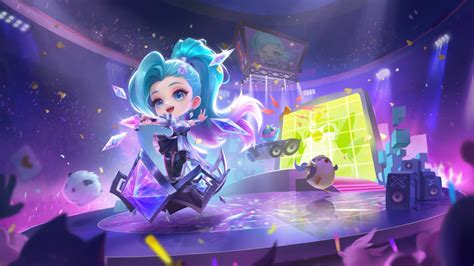 Kda All Out Superstar Seraphine Skin League Of Legends 4k Wallpaper