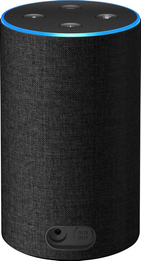 Best Buy Amazon Echo 2nd Gen Smart Speaker With Alexa Charcoal