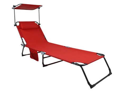 Bain De Soleil Chaise Longue Toit De Jardin Acier Textilène Conforama
