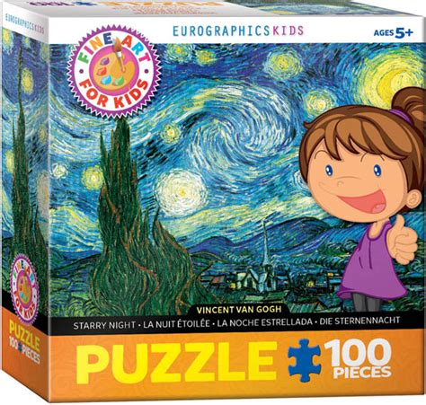 Vincent van Gogh: Starry Night Puzzle - 100 pieces (Fine Art for Kids ...