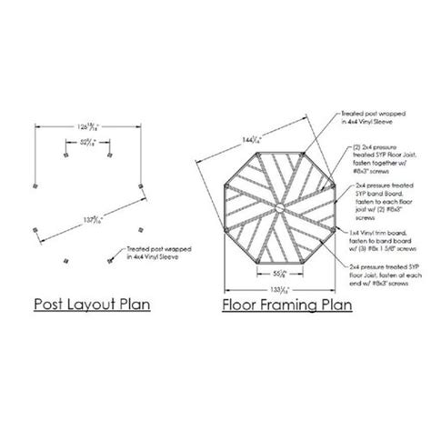 YardCraft 12 Ft Vinyl Octagon Gazebo Floor Wayfair