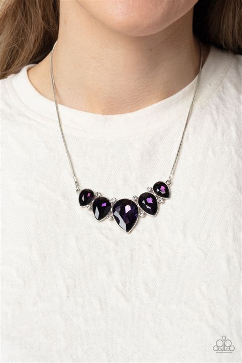 Regally Refined Purple Paparazzi Necklace Jewelryblingthing