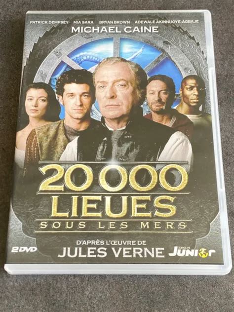 20000 LIEUES SOUS Les Mers Double Dvd Michael Caine Patrick Dempsey Mia