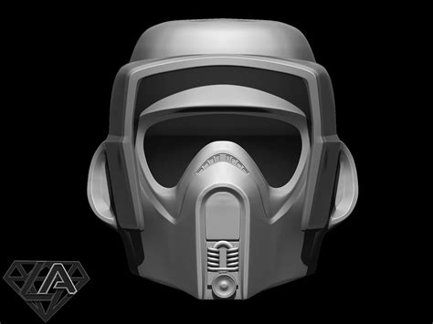 Star Wars Scout Trooper Helmet 3d Model By Lafactorystore