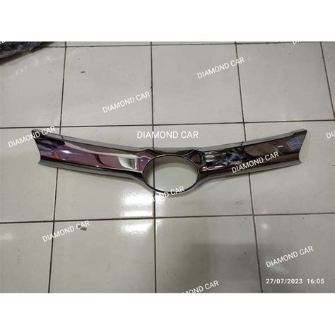 Jual Cover Grill Depan Hood Moulding Chrome Toyota Grand New Avanza