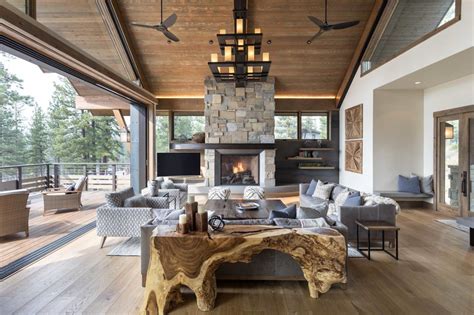 Modern Lodge By Julie Johnson Holland Homeadore Lodge Interior