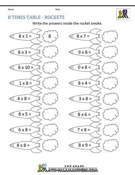 8 Times Table Worksheet Free Worksheets Library | Download and Print ...