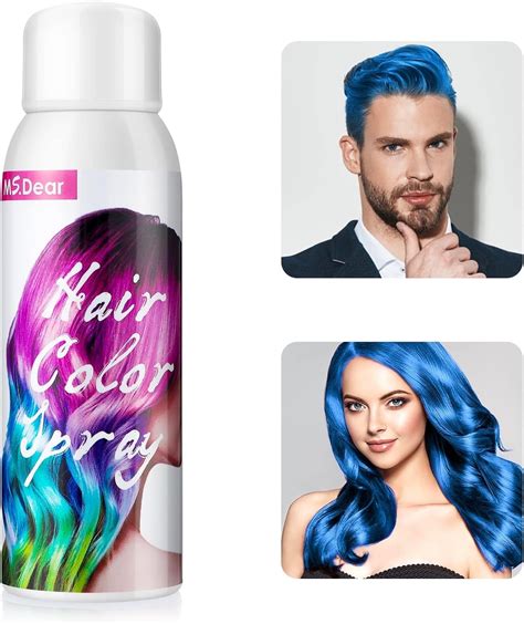 Hair Colour Spray Blue Temporary Hair Color Spray One Time Hair Dye