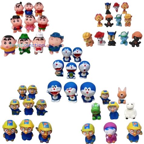 Jual Action Figure Pororo And Friends Shinchan Doraemon Paw Patrol Vacum