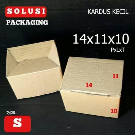 Jual Kardus X X Cm Coklat Tipe S Box Kardus Packing Kardus Sepatu