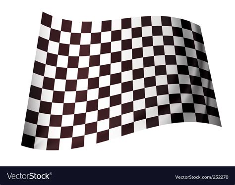 Checkered flag Royalty Free Vector Image - VectorStock