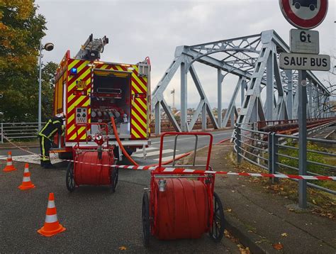 Sarrebourg Faits divers Le pont de fer fermé à cause dune fuite de gaz