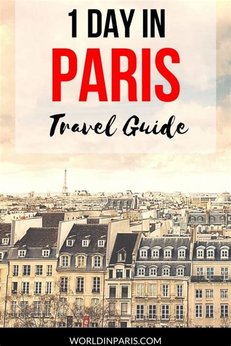 One Day In Paris Itinerary How To Fall In Love With Paris In One Day World In Paris