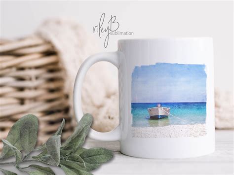 Greek Island Watercolor Pngs Digital Greek Scenes Beach Background ...