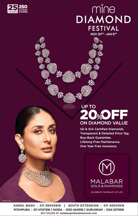 Malabar Gold And Diamonds Mine Diamond Festival Ad Advert Gallery