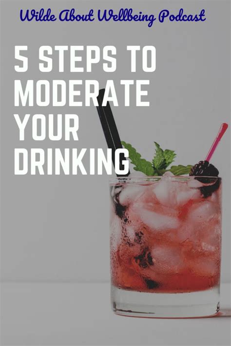 Reducing Alcohol Intake Steps To Moderation