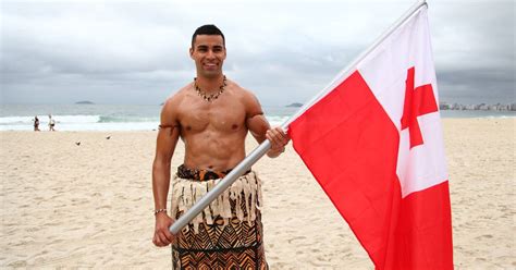 Pita Taufatofua, the flag bearer from Tonga, shines on TODAY Show