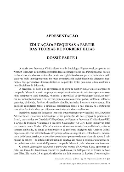 Pdf Apresenta O Do Dossi