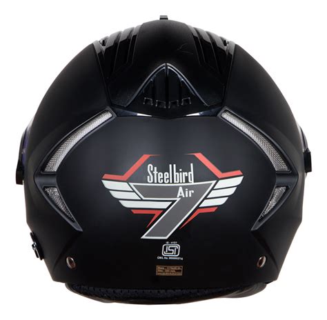 Buy Steelbird Sba 2 7wings Night Vision Dual Visor Helmet In Matt