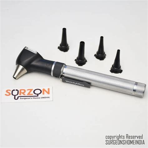 Welch Allyn V Clinic Pocket Otoscope With Aa Metal Handle Model