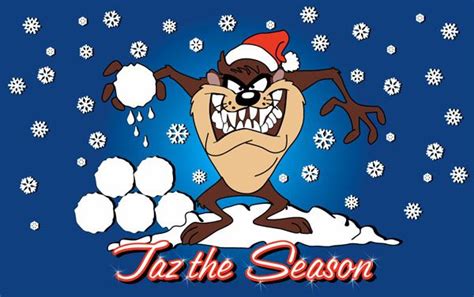 Mischievous Little Devil ツ Taz Christmas Cartoons Looney Tunes Party