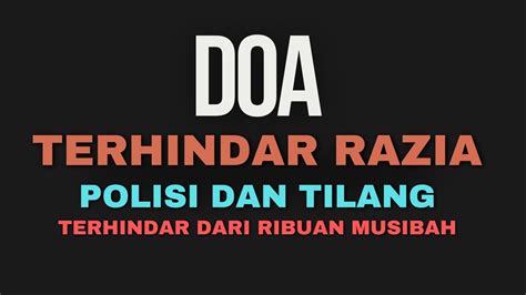 Lupa Bawa Stnk Tenang Doa Agar Terhindar Dari Razia Polisi Tilang