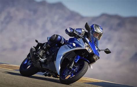 Wallpaper White Yamaha Blue Yzf Yamaha Yzf R3 For Mobile And
