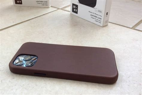 Review: iPhone 12 Leather Case Provides Elegance and Protection ...