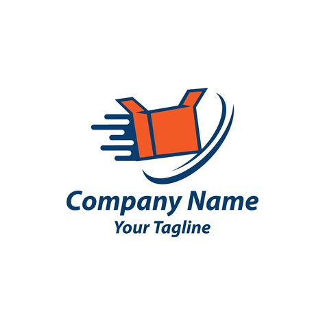 Moving Box Fast Box Logo Design Template,Speed Box Icon Logo Design ...