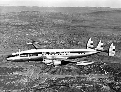 Klm Super Constellation Atoom 1958 Lockheed Constellations Aircraft