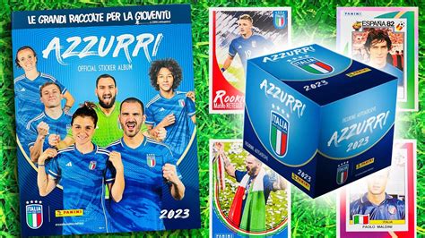 AZZURRI PANINI Unboxing COMPLETO Calciatori Panini 2022 23 YouTube