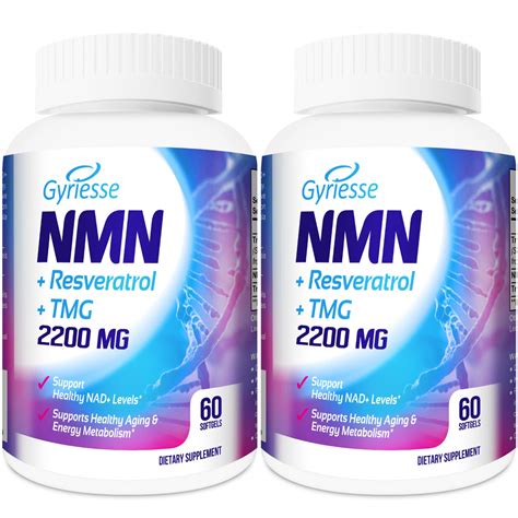 Liposomal 2200mg High Dose Softgel With NMN 500mg Trans Resveratrol