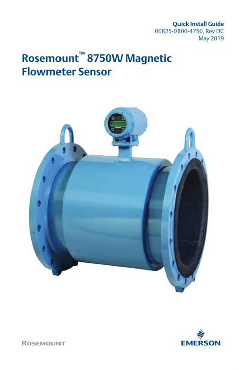 PDF Rosemount 8750W Magnetic Flowmeter Sensor DOKUMEN TIPS