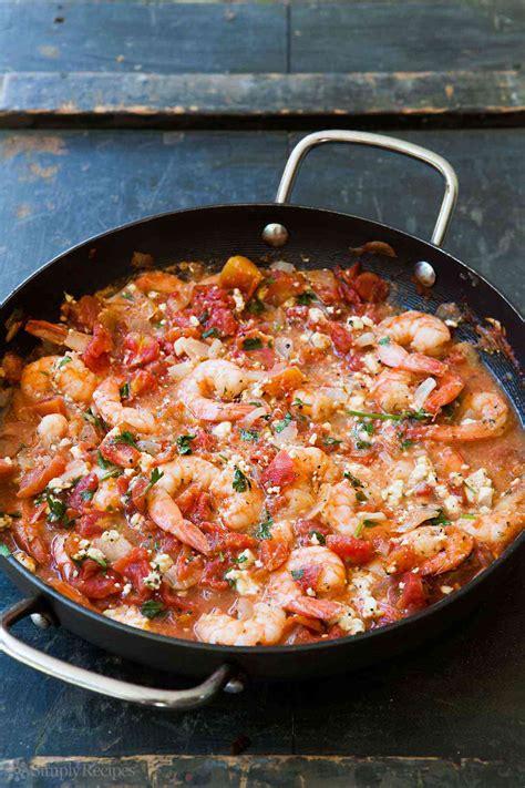 Baked Shrimp In Tomato Feta Sauce Recipe