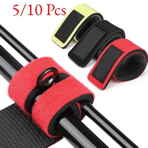 510 Pcs Fishing Rod Belts Ties Spinning Rods Straps Holders For Fly