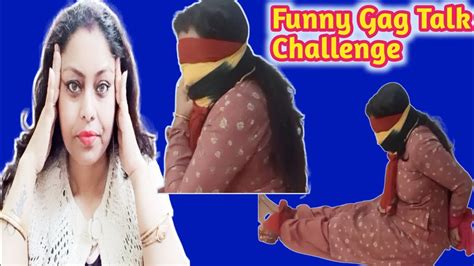 Funny Gag Talk Challenge Full Face Cover With Dupatta