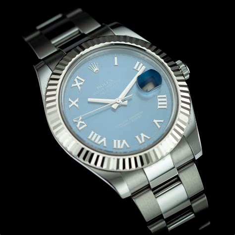 Regal Time Rolex Datejust Ref Blue Dial Full Set