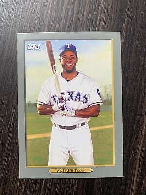 Topps Series Elvis Andrus Turkey Red Texas Rangers Ebay