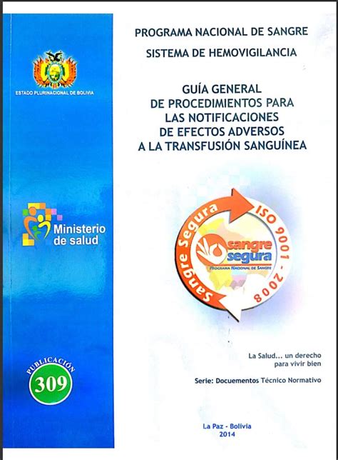 Ministerio De Salud Y Deportes De Bolivia Normas Y Manuales