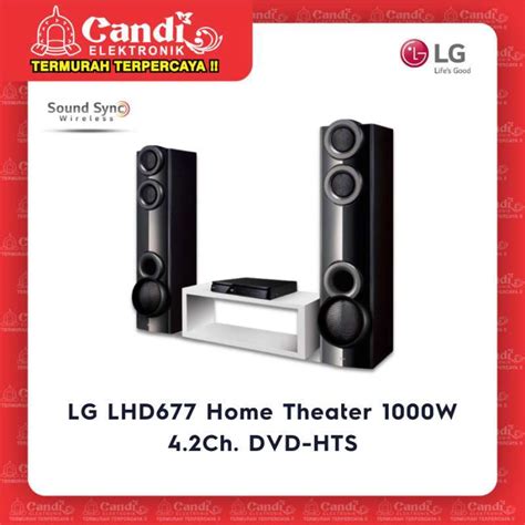 Jual LG HOME THEATER LHD677 LHD677 Home Theater 1000W 4 2Ch DVD HTS