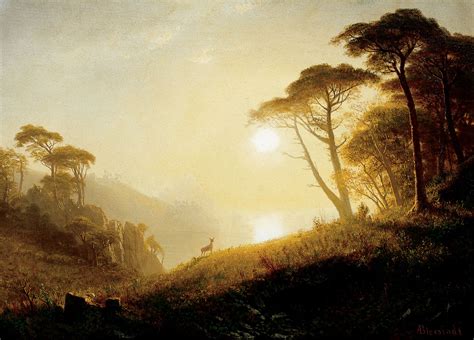 Albert Bierstadt Scene In Yosemite Valley Dayton Art Institute