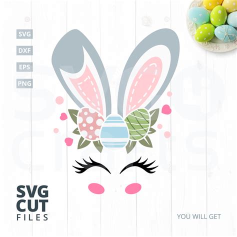 Easter Bunny Svg Cut File Svg Dxf Eps Png Svgs Design