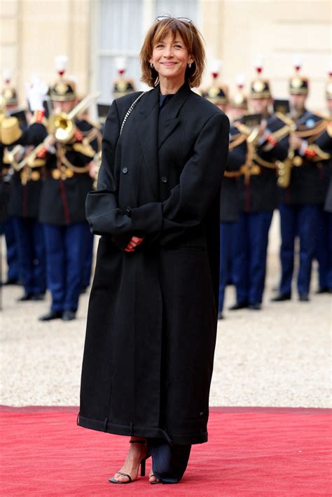 Photo L Actrice Sophie Marceau Arriv E Des Invit S Au D Ner D Etat