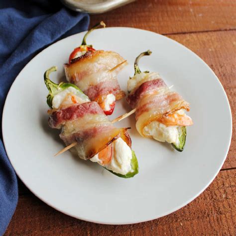 Bacon Wrapped Shrimp Jalapeno Poppers Cooking With Carlee