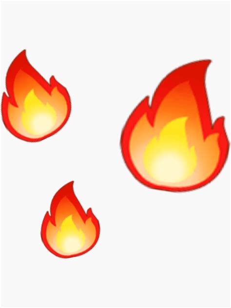 Fire Emoji Sticker Pack Sticker By Kelsey0722 Redbubble