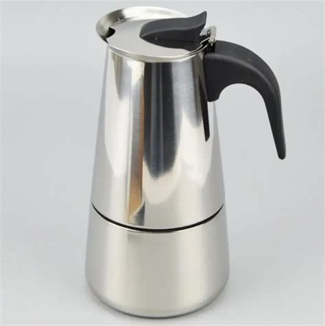 High Quality Cups Stainless Steel Moka Coffee Maker Moka Pot