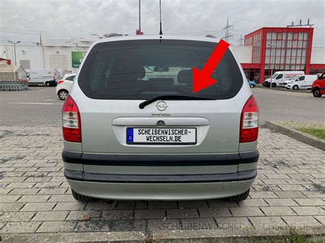 passenden Scheibenwischer für den Opel Zafira A für vorne hinten