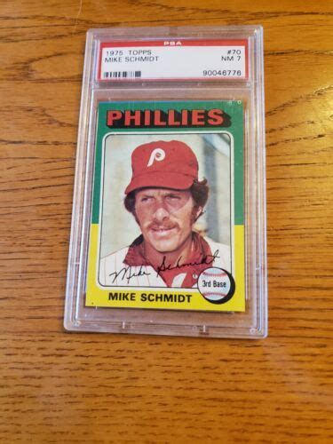 Topps Baseball Mike Schmidt Psa Nm Hof Philadelphia Phillies